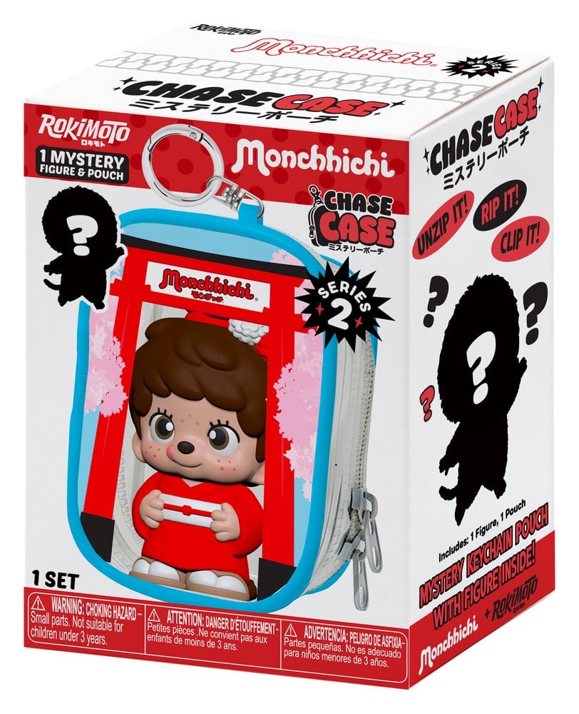 Monchhichi Chase Case Mini Figurine Blind Box Série 2 9 cm