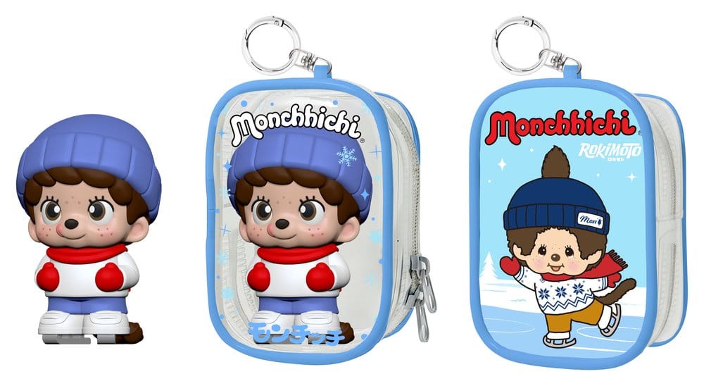 Monchhichi Chase Case Mini Figurine Blind Box Série 2 9 cm