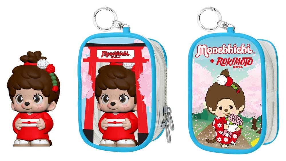 Monchhichi Chase Case Mini Figurine Blind Box Série 2 9 cm