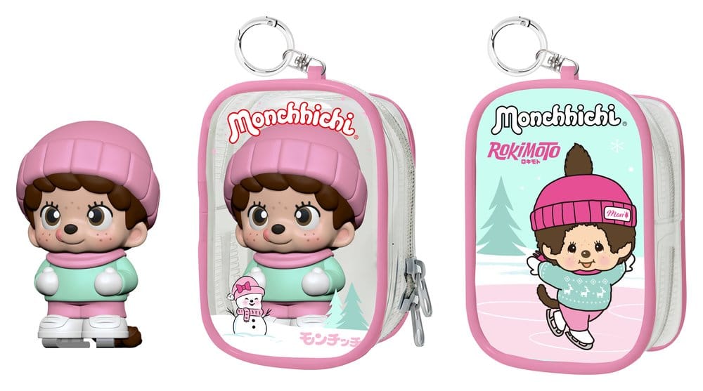 Monchhichi Chase Case Mini Figurine Blind Box Série 2 9 cm