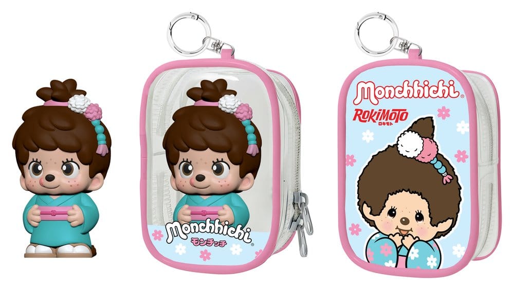 Monchhichi Chase Case Mini Figurine Blind Box Série 2 9 cm