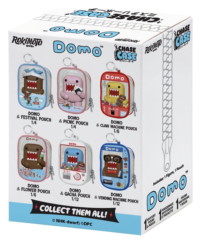 Domo Chase Case Mini Figurine Blind Box Série 1 9 cm