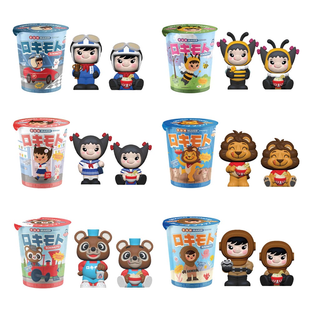 Rokimoto Cup of Fun présentoir figurines Blind Box Wave 2 10 cm (12)