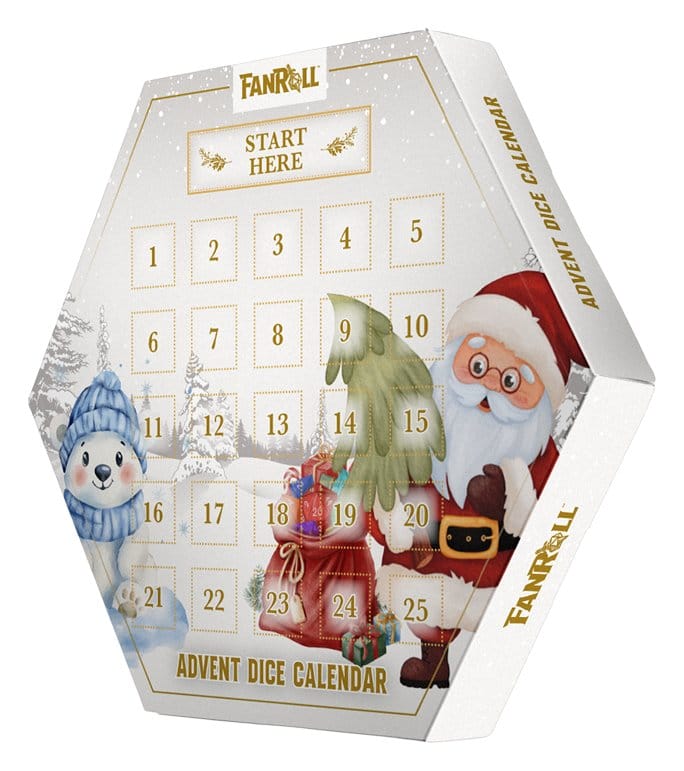 FanRoll calendrier de l'Avent Holiday Dice 2026
