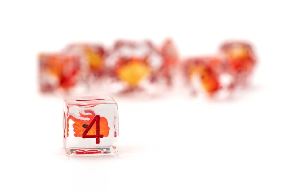 Dragon Storm pack dés Inclusion Red Dragon (7)