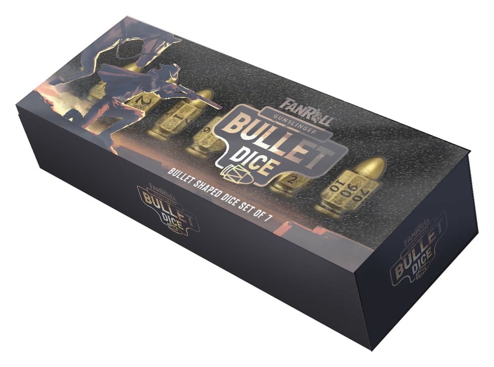 FanRoll Resin Bullet Poly pack dés Gunslinger (7)