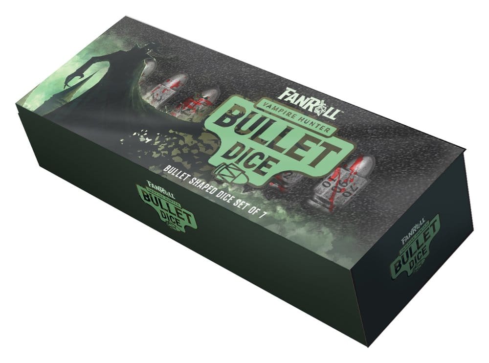 FanRoll Resin Bullet Poly pack dés Vampire Hunter (7)