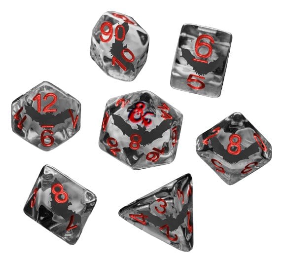 Dungeons & Dragons Ravenloft pack dés Inclusion Bats (7)