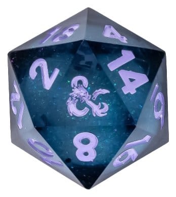 Dungeons & Dragons Mists of Ravenloft Dé Oversized Liquid Core d20