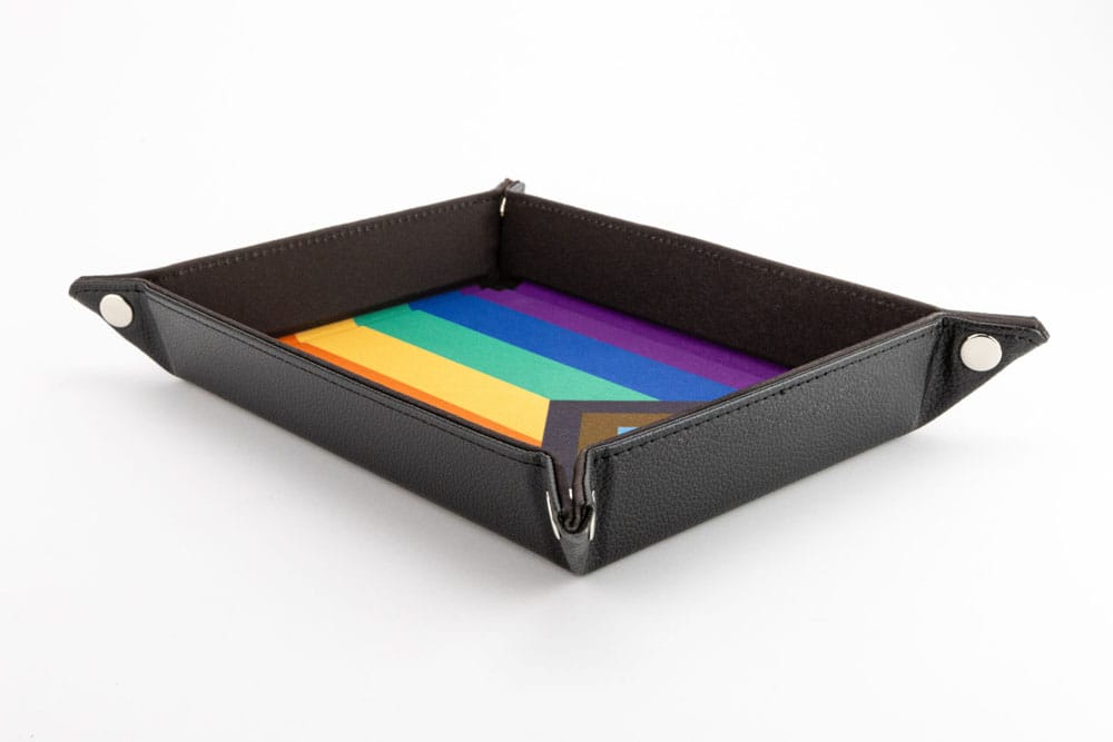 FanRoll Plateau à dés pliant Pride Rainbow Flag