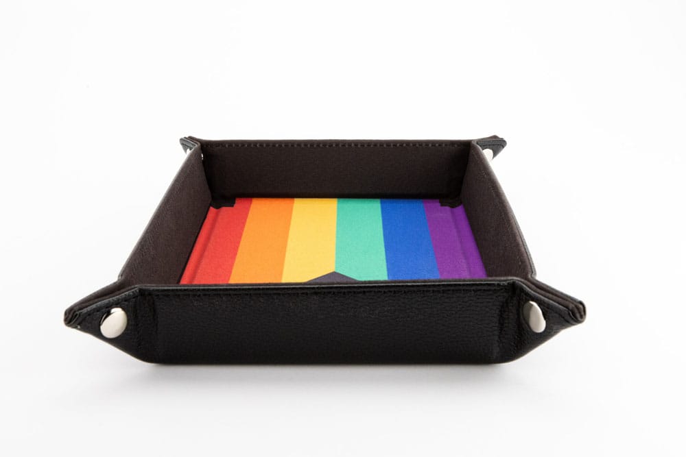 FanRoll Plateau à dés pliant Pride Rainbow Flag