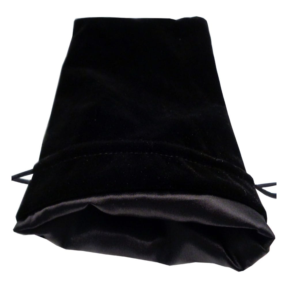FanRoll Sac à dés Velvet Black with Black Satin Large