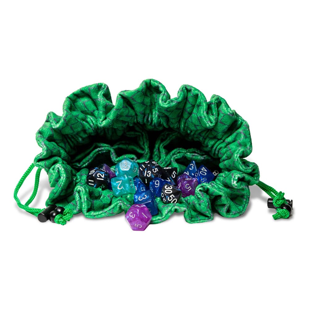 Dragon Storm Sac à dés avec compartiments Green Dragon Scales