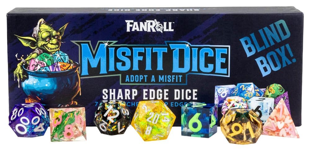 Misfit Adopt a Misfit pack dés Blind Box Sharp Edge Dice