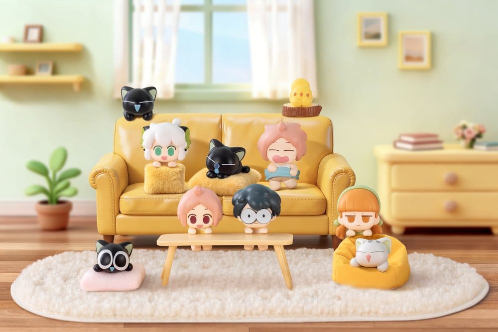 Luo Xiaohei Peekrin Series 1 présentoir Blind Box pack 2 figurines mini (4)
