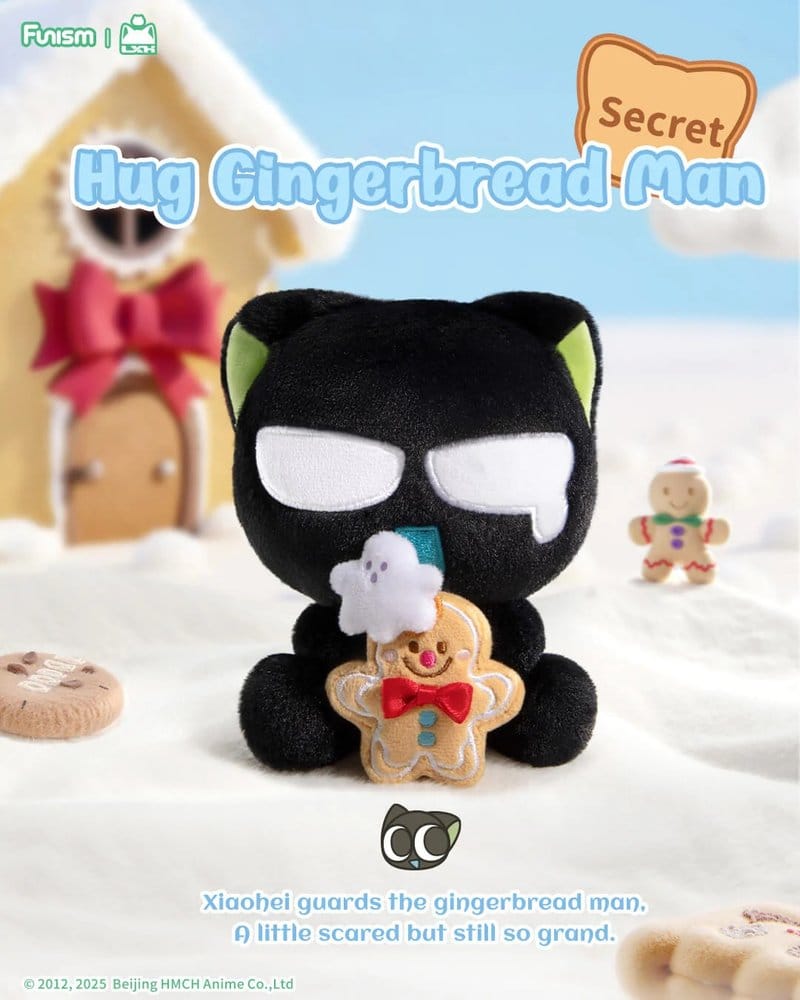 Luo Xiaohei présentoir mini-figurines Hug Plush Pendant Series 10 cm (6 )