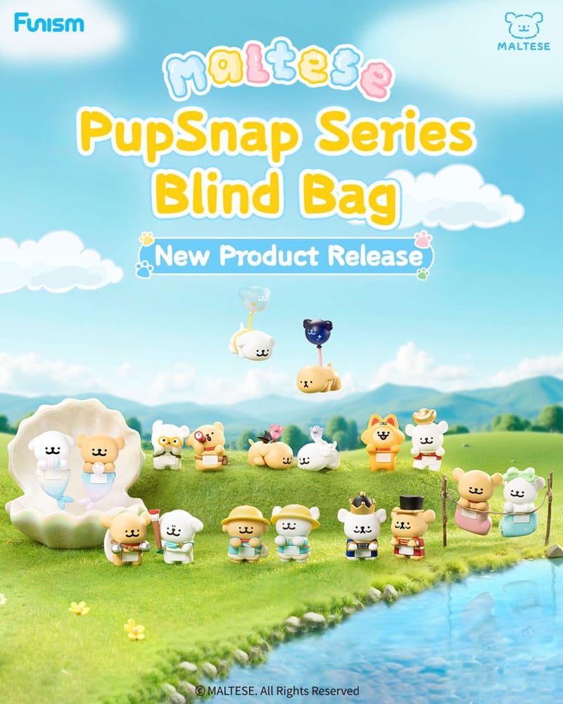 Maltese PupSnap Blind Bag assortiment mini-figurines 3 cm (16)