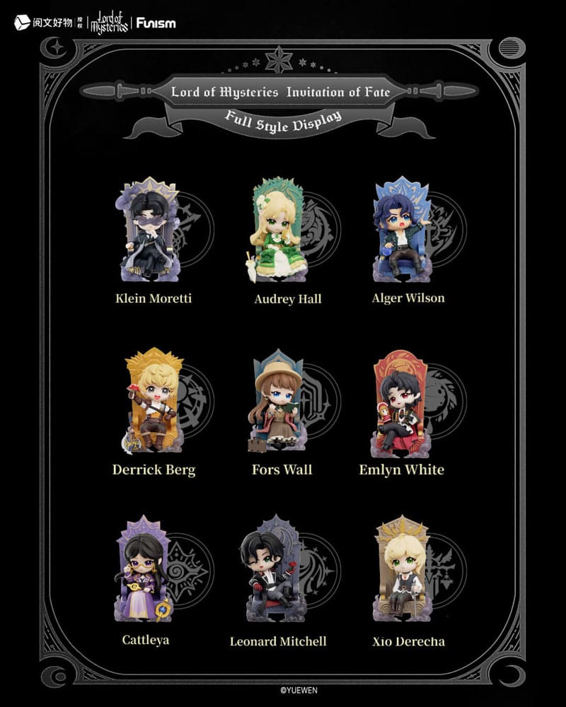 Lord of Mysteries présentoir mini-figurines Invitation of Fate 9 cm (9)