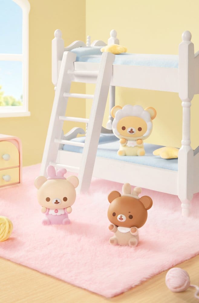 Rilakkuma Nuonuo Baby Series présentoir Blind Box figurines mini Cubby Face (4)