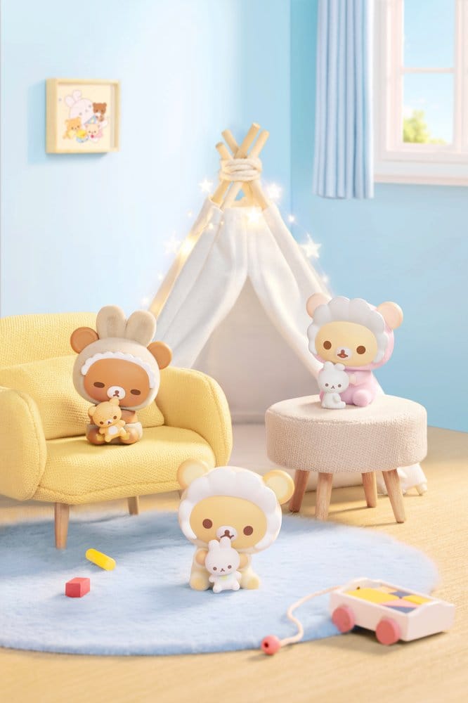 Rilakkuma Nuonuo Baby Series présentoir Blind Box figurines mini Cubby Face (4)