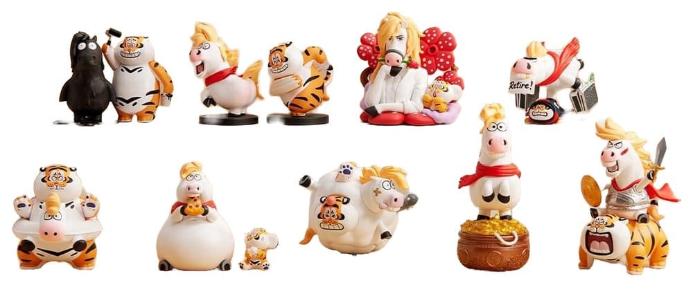 Alexander The Fat TigerBlind Box présentoir mini-figurines The Real Crazy Horse (8)