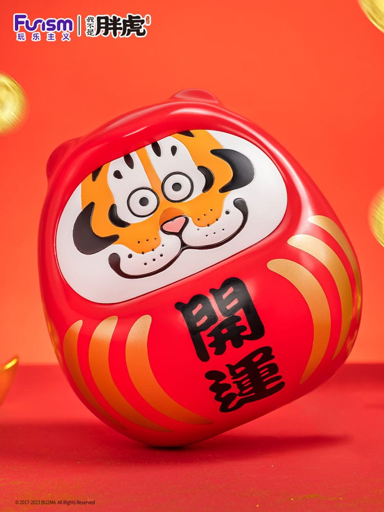 I Am Not Fat Tiger statuette Alexander the Tiger Dharuma 20 cm