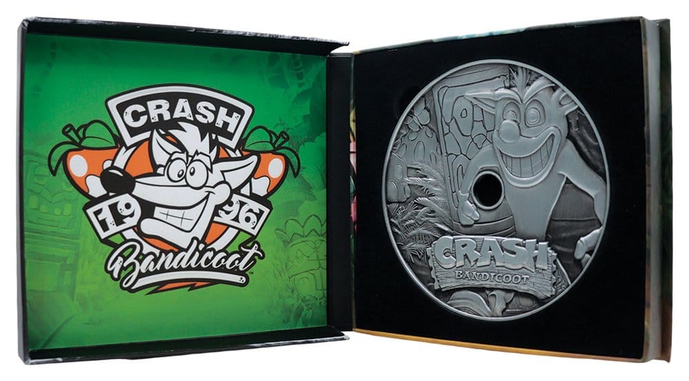 Crash Bandicoot réplique Metal CD-ROM Collectible Limited Edition 11 cm