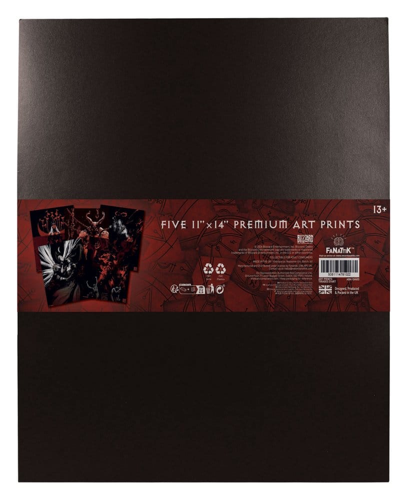 Diablo lithographie Set of Five Limited Edition 36 x 28 cm
