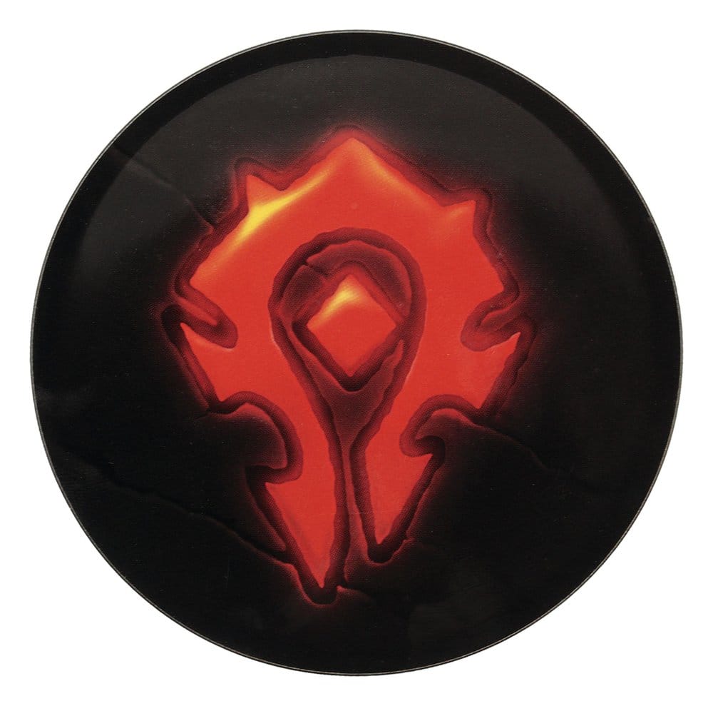 World of Warcraft pack 4 sous-verres en métal imprimé