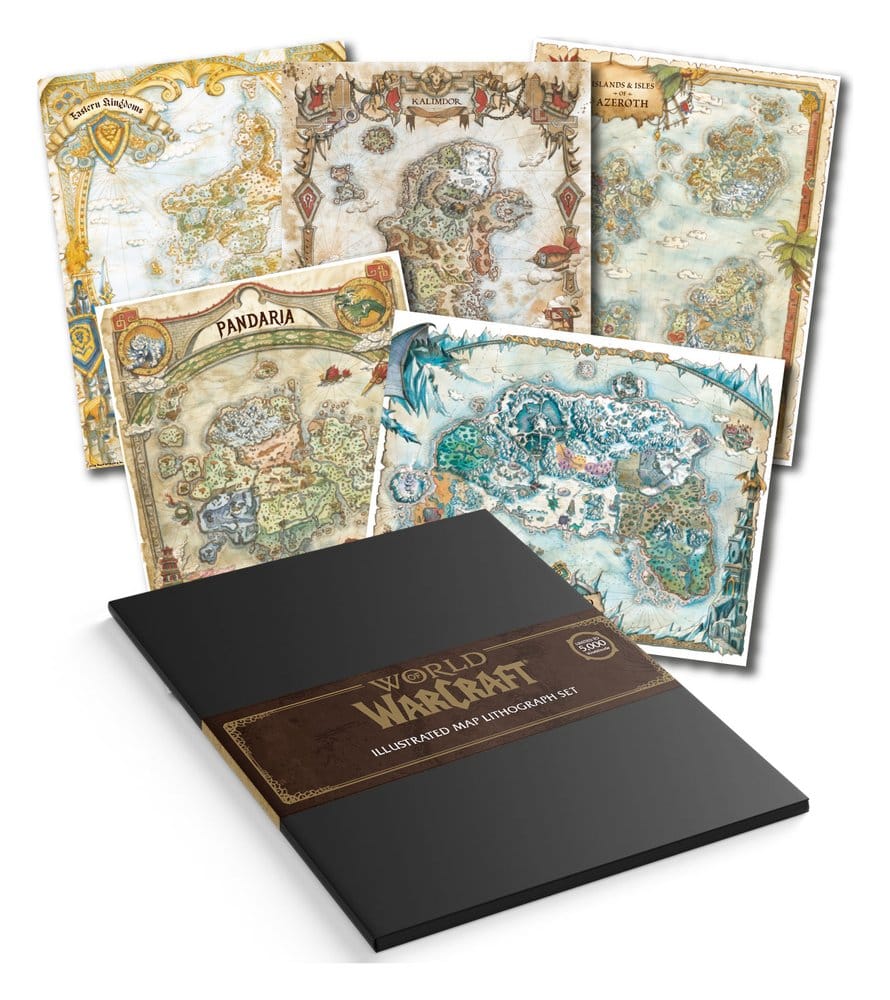 World of Warcraft lithographie Set Limited Edition 42 x 30 cm
