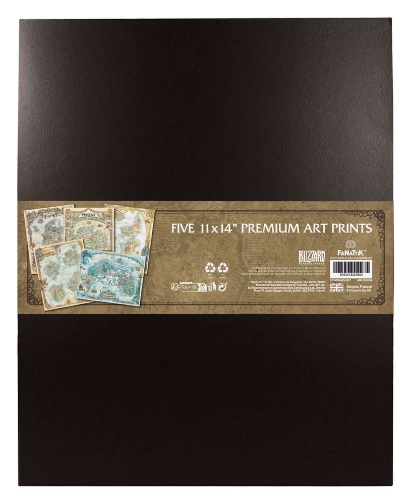 World of Warcraft lithographie Set Limited Edition 42 x 30 cm