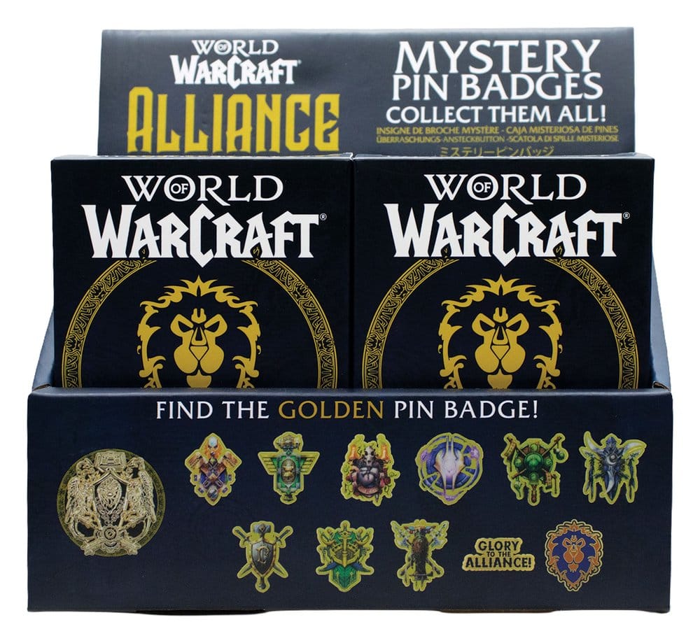 World of Warcraft Pin's Alliance Présentoir Boîte Aveugle (12)
