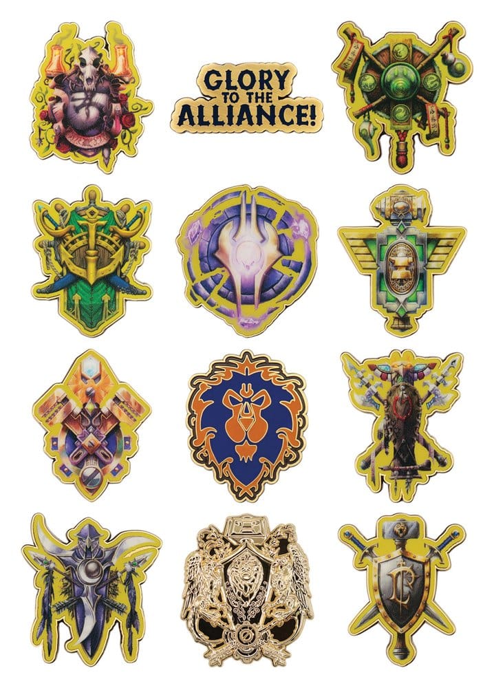 World of Warcraft Pin's Alliance Présentoir Boîte Aveugle (12)
