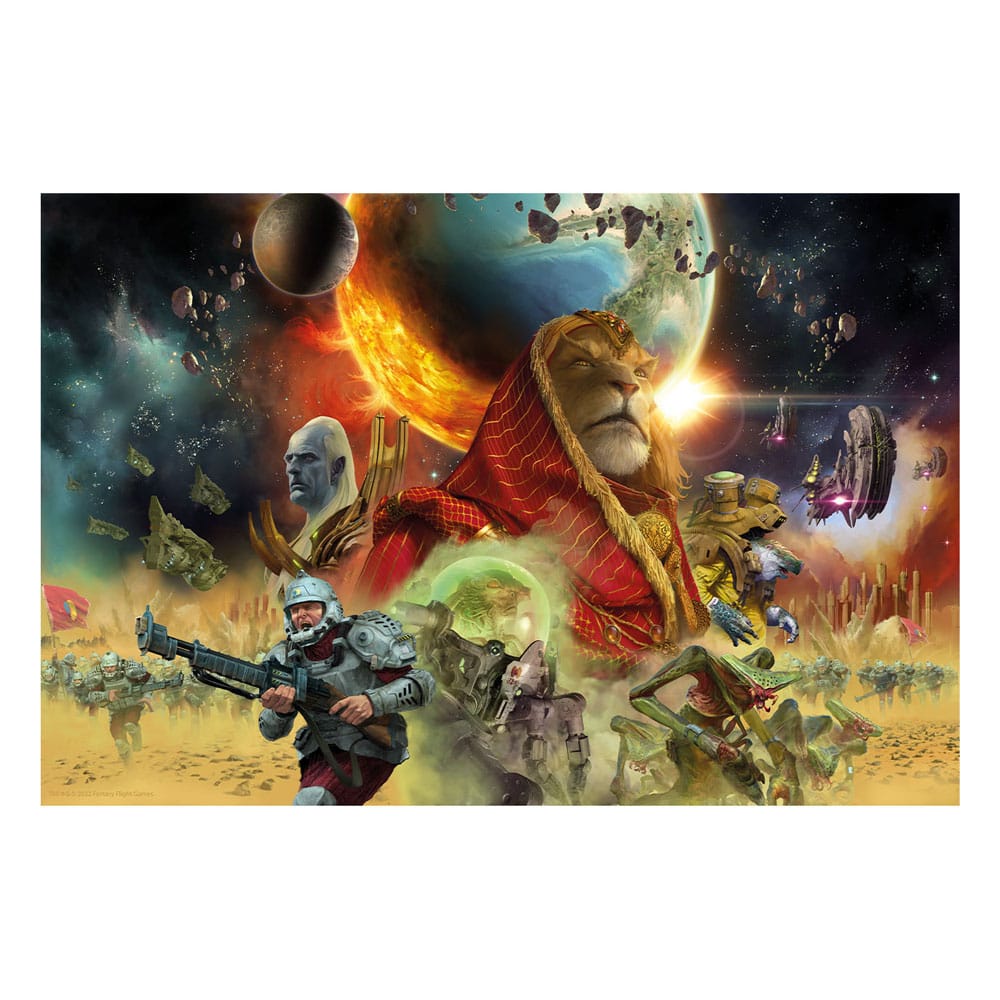 Twilight Imperium lithographie Factions Limited Edition 42 x 30 cm