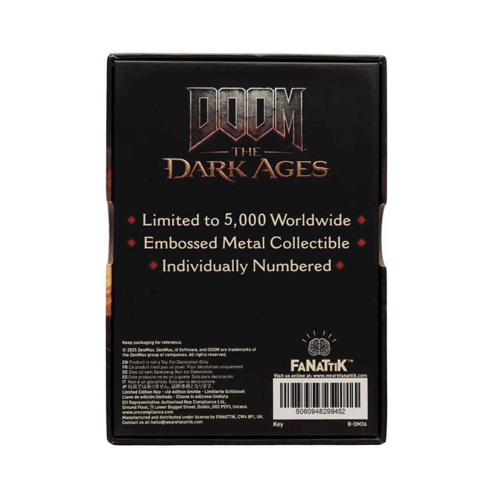 Doom: The Dark Ages réplique Secret Key Limited Edition