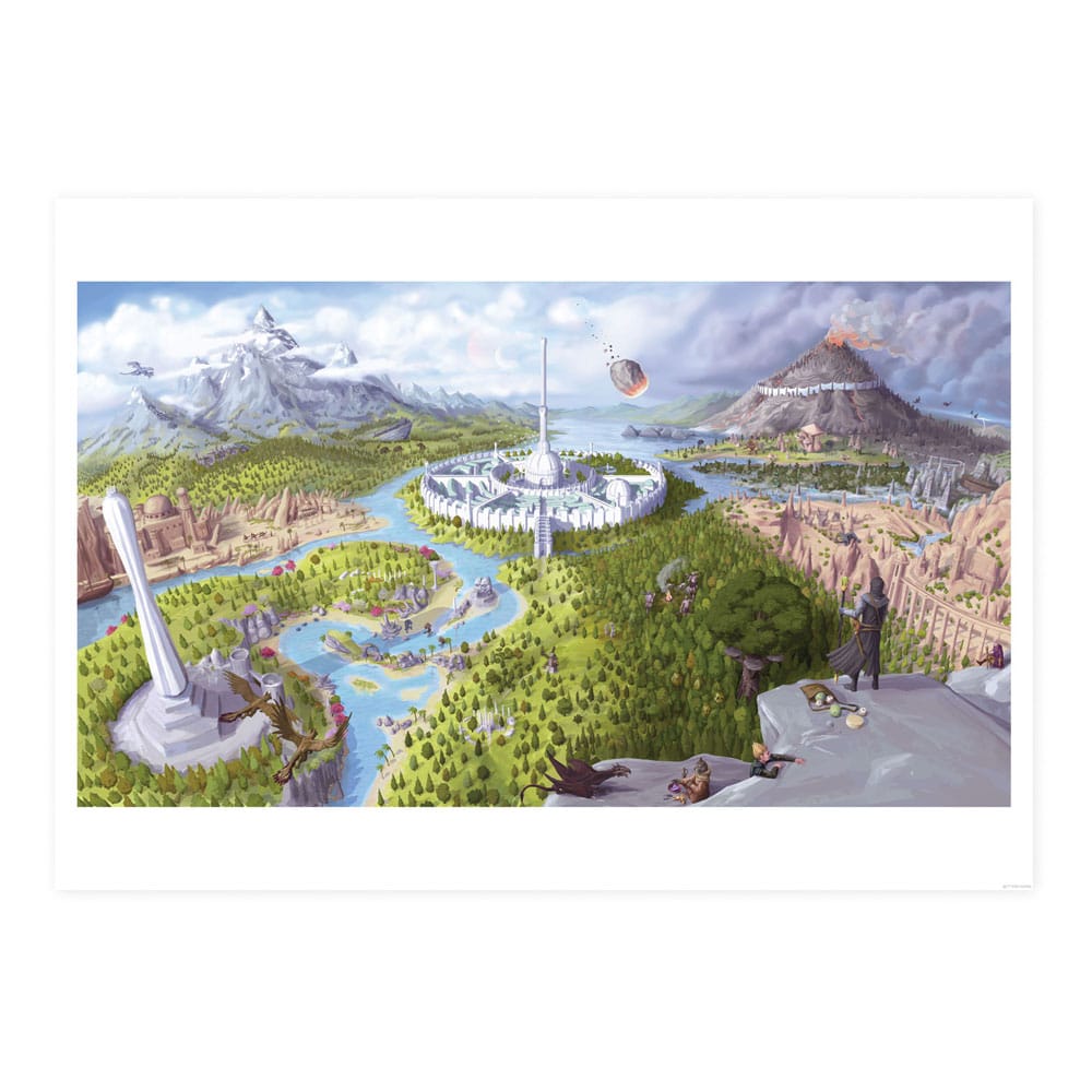 The Elder Scrolls IV: Oblivion lithographie Imperial City 42 x 30 cm