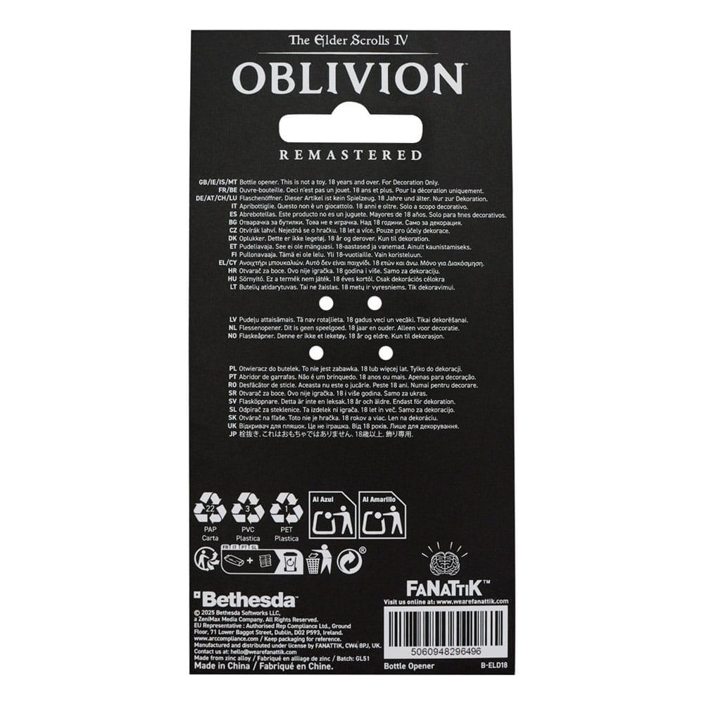 The Elder Scrolls IV: Oblivion décapsuleur Mehrune´s Razor