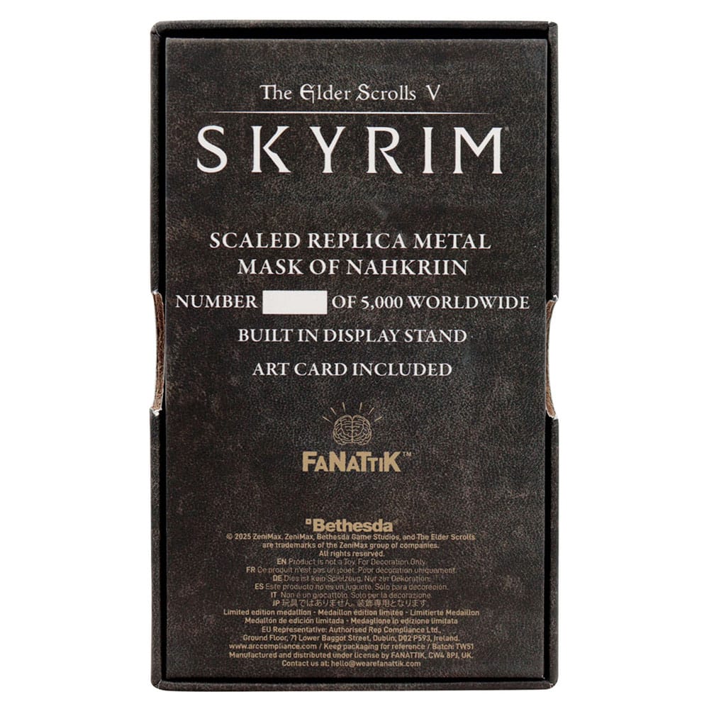 The Elder Scrolls V réplique Skyrim Nahkriin Dragon Priest Mask Limited Edition