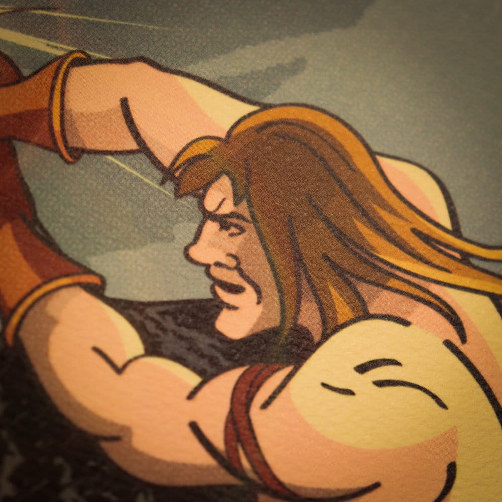 Fallout lithographie Grognak the Barbarian Limited Edition 42 x 30 cm