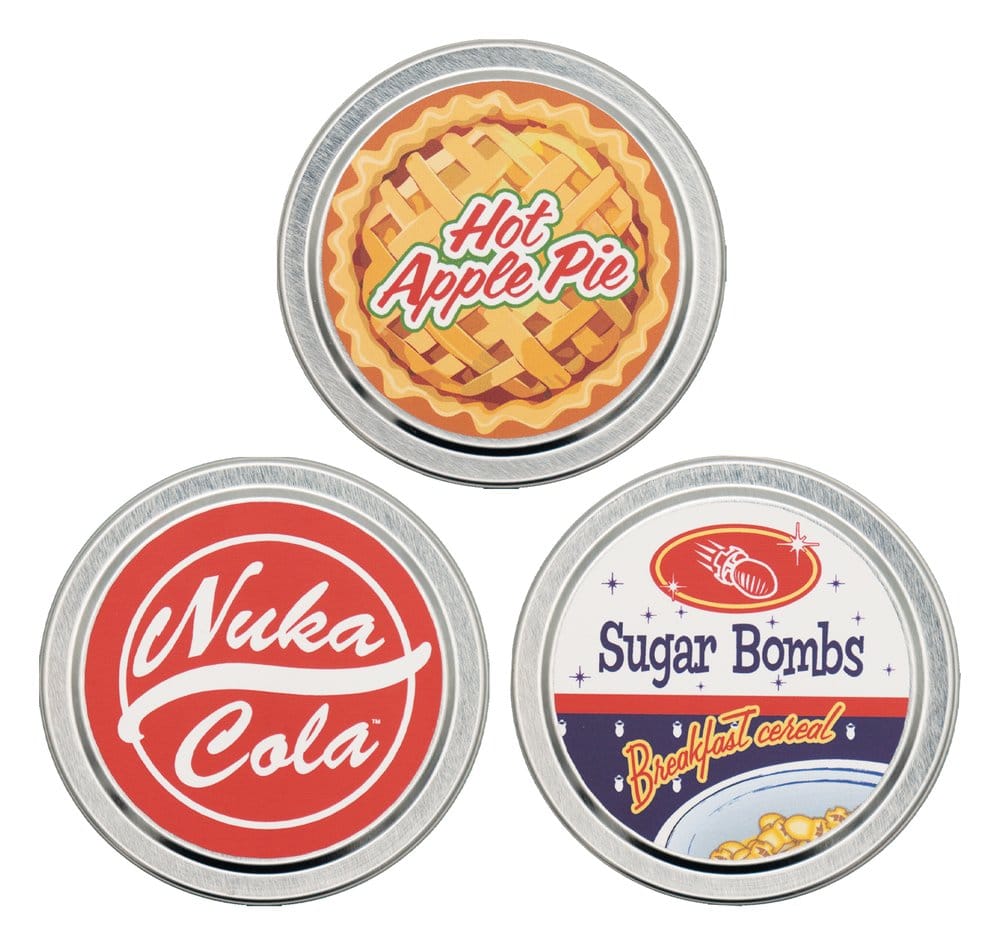 Fallout pack 3 bougies Vault Dweller's 6 cm