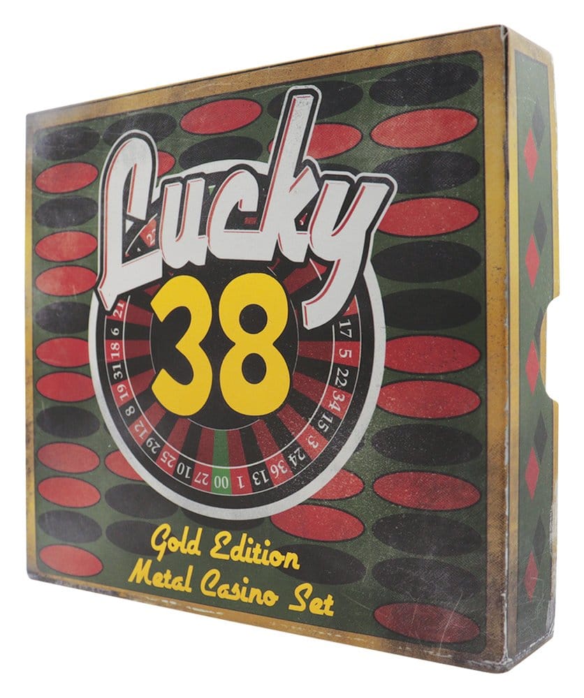 Fallout: New Vegas réplique Lucky 38 Imitation Gold Casino Set Limited Edition