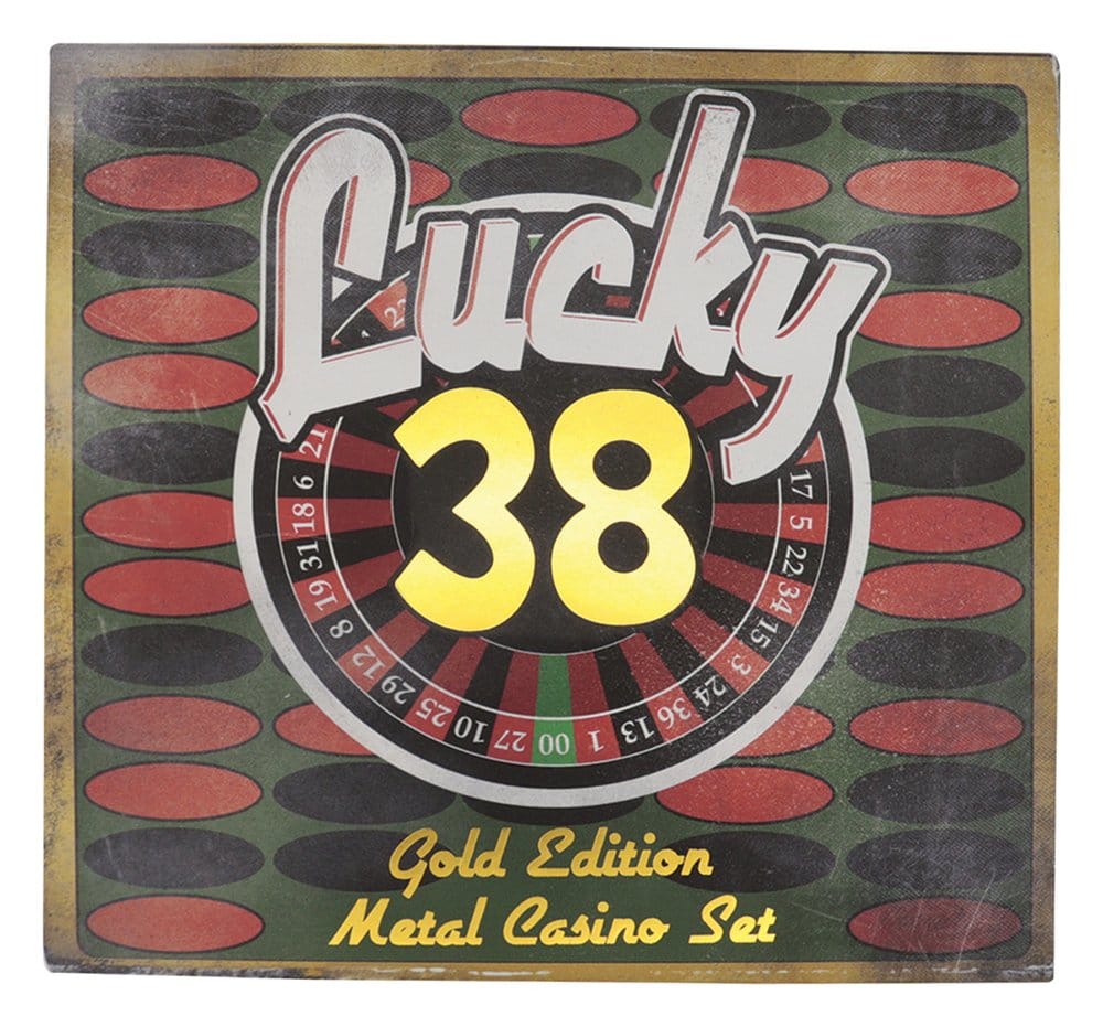 Fallout: New Vegas réplique Lucky 38 Imitation Gold Casino Set Limited Edition