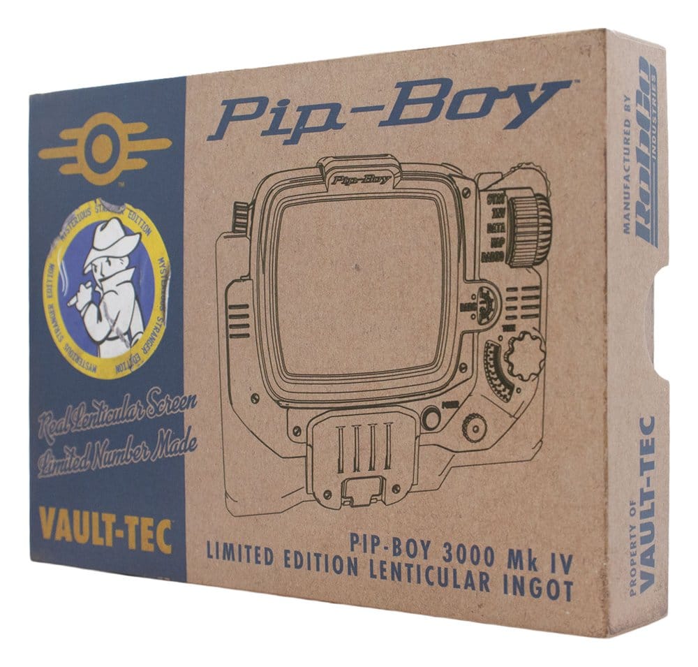 Fallout Lingot Pip-Boy Limited Edition Lenticular Mysterious Stranger Variant