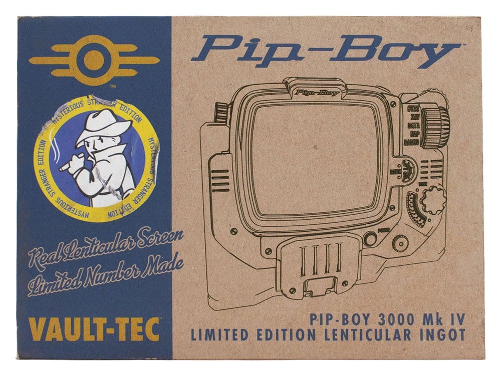 Fallout Lingot Pip-Boy Limited Edition Lenticular Mysterious Stranger Variant