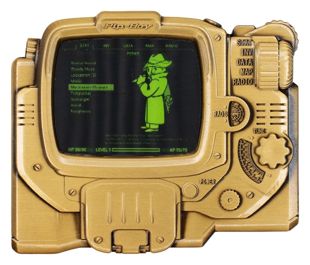 Fallout Lingot Pip-Boy Limited Edition Lenticular Mysterious Stranger Variant