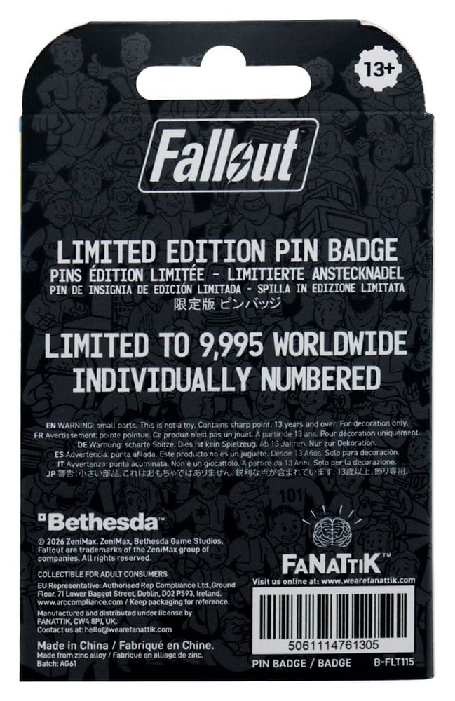 Fallout Pin Vault Door 111 Limited Edition Hinged