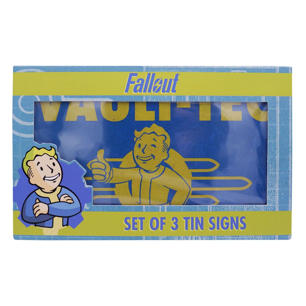 Fallout Set de 3 panneau métal Brands