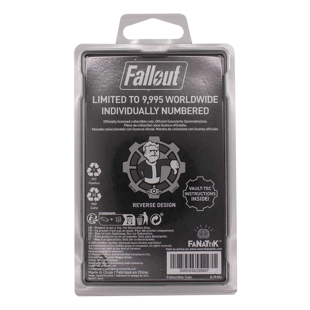 Fallout pièce de collection Decision Black & White Limited Edition