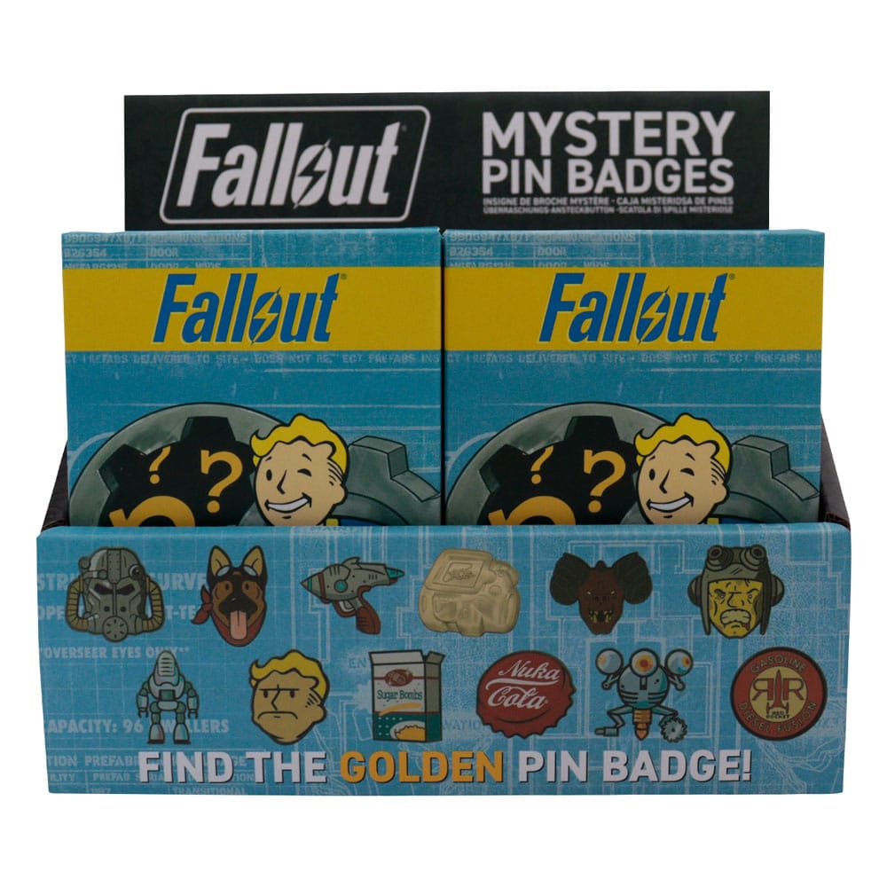 Fallout présentoir Pin's Mystery Pin Badge (12)
