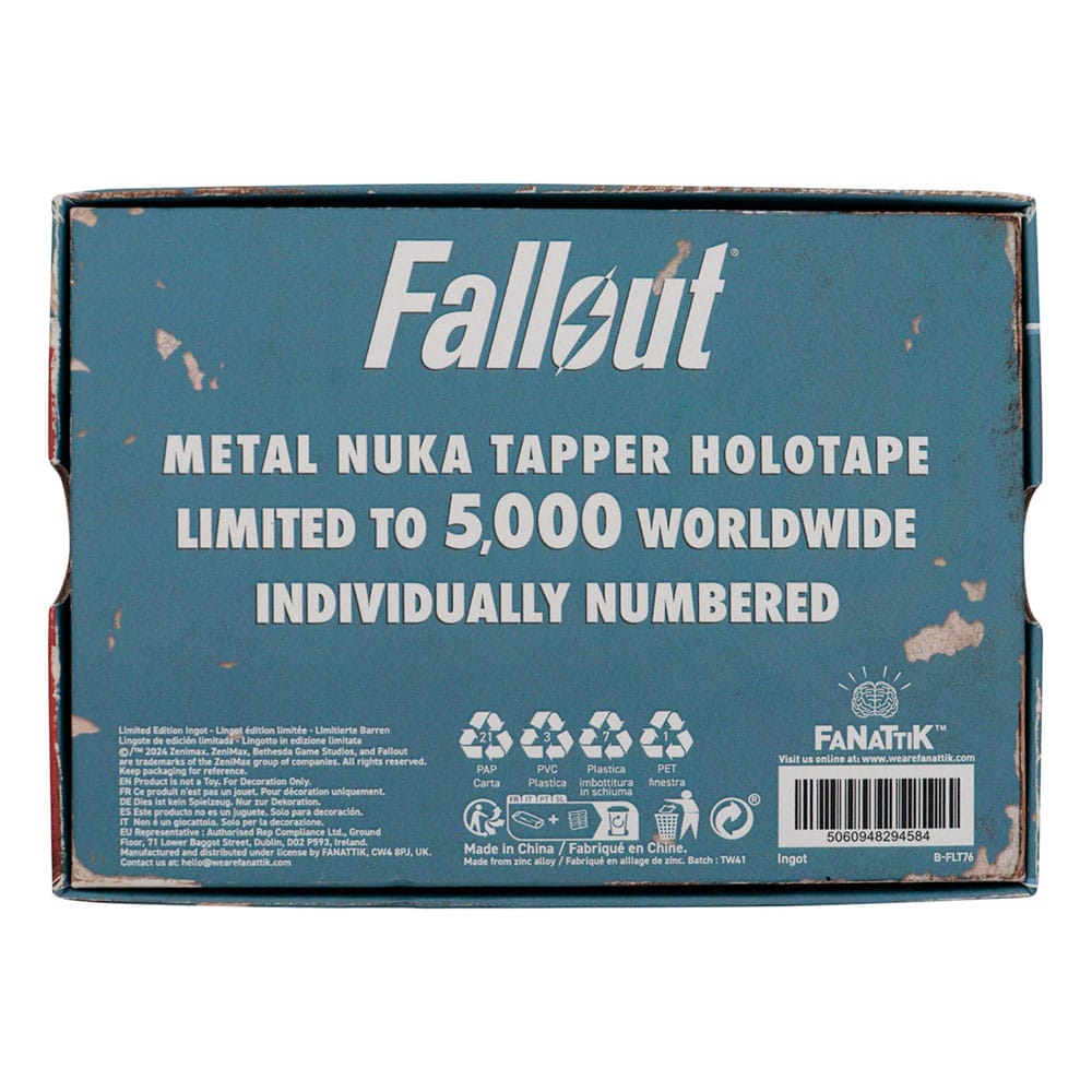 Fallout réplique Nuka Tapper Holotape